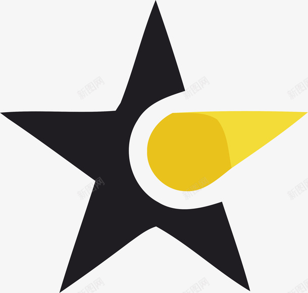 创意五角星图标矢量图ai_新图网 https://ixintu.com 五角星 五角星图标 创意五角星图标 图标 扁平logo 手绘五角星 矢量图