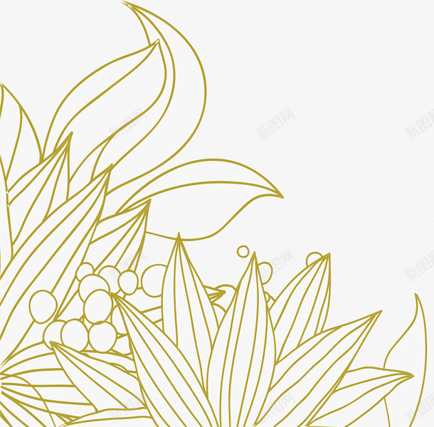 花朵花纹矢量图ai免抠素材_新图网 https://ixintu.com AI 植物 线条 花朵 花纹 矢量图