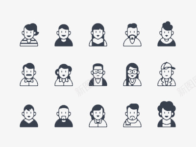 人物图标png_新图网 https://ixintu.com ico 人物 社交