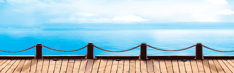 唯美海边木板桥海报背景psd设计背景_新图网 https://ixintu.com banner背景 其他 大气 手绘 木板 海报banner 竹子 简约 粉色 绿 蓝 通用海报