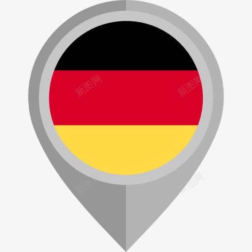 德国图标png_新图网 https://ixintu.com 占位符 国家 国旗 德国国旗 民族