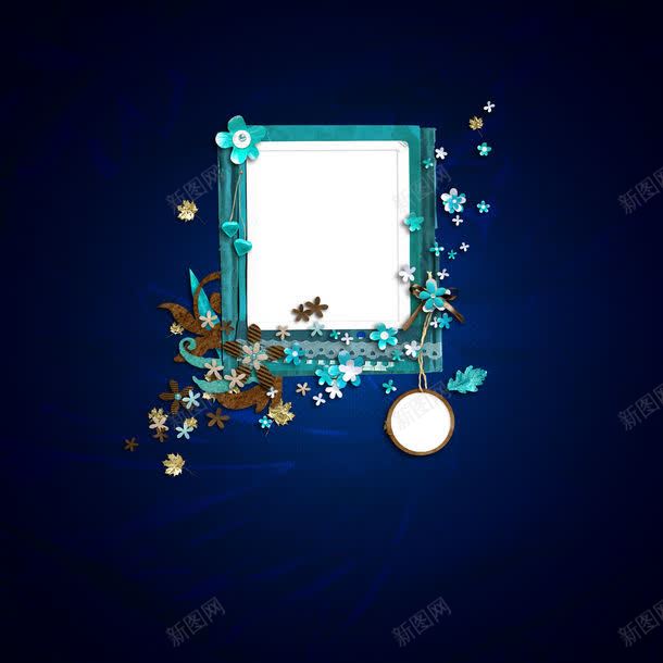 蓝色背景与花朵边框jpg设计背景_新图网 https://ixintu.com 图片素材 画框 相册背景 相册边框 相框 背景花边 花朵 花边 蓝色背景 蓝色背景与花朵边框图片 蓝色背景与花朵边框图片素材下载 边框相框 镜子 鲜花