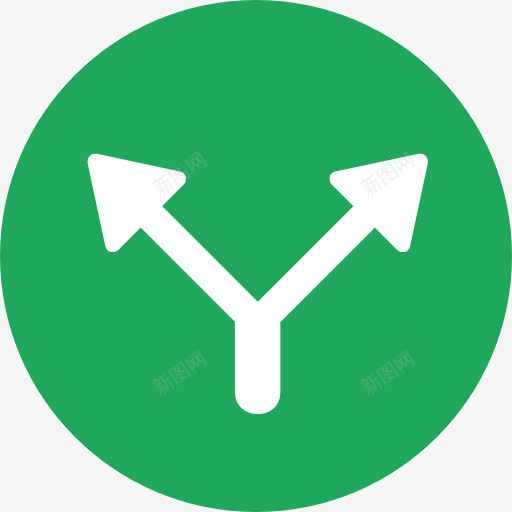 两箭图标png_新图网 https://ixintu.com 两箭 多媒体选项 定位 方向 箭头