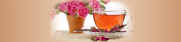 玫瑰花茶唯美背景bannerjpg设计背景_新图网 https://ixintu.com banner 唯美 玫瑰 背景 花茶