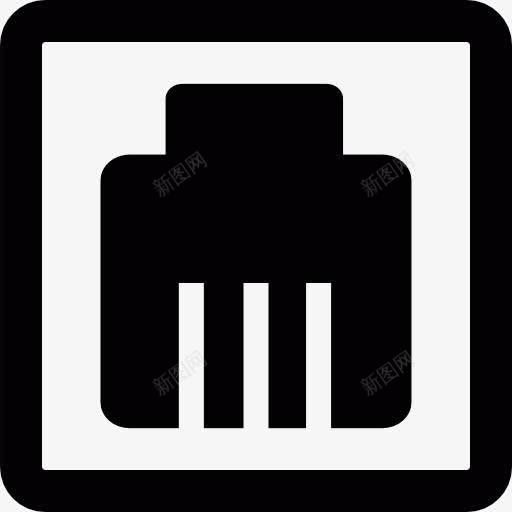 以太网插头图标png_新图网 https://ixintu.com 以太网 技术 插 连接互联网
