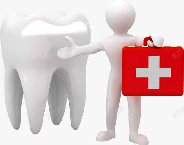 手绘卡通牙齿医生图标png_新图网 https://ixintu.com 医生 卡通 图标 牙齿