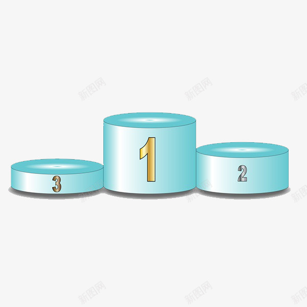 领奖台png免抠素材_新图网 https://ixintu.com 123名 卡通 手绘 第一二三名 简笔 绿色的 领奖台 领奖站台