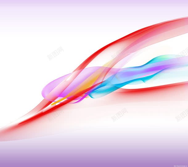 七彩色飞扬的透明丝带jpg设计背景_新图网 https://ixintu.com 丝带 彩色 透明 飞扬