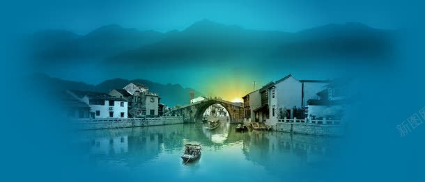 桥江南风景中国风山脉背景bannerjpg设计背景_新图网 https://ixintu.com banner 中国风 山脉 桥 江南 背景 风景