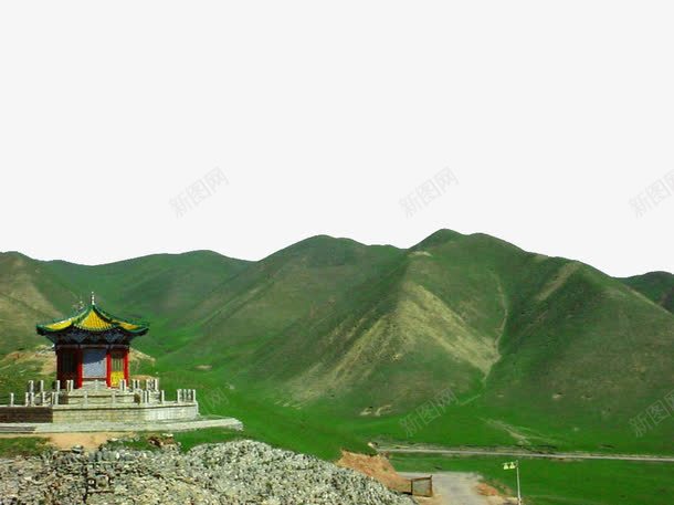 著名青海日月山png免抠素材_新图网 https://ixintu.com 旅游景区 日月山 著名景点 著名青海 青海日月山