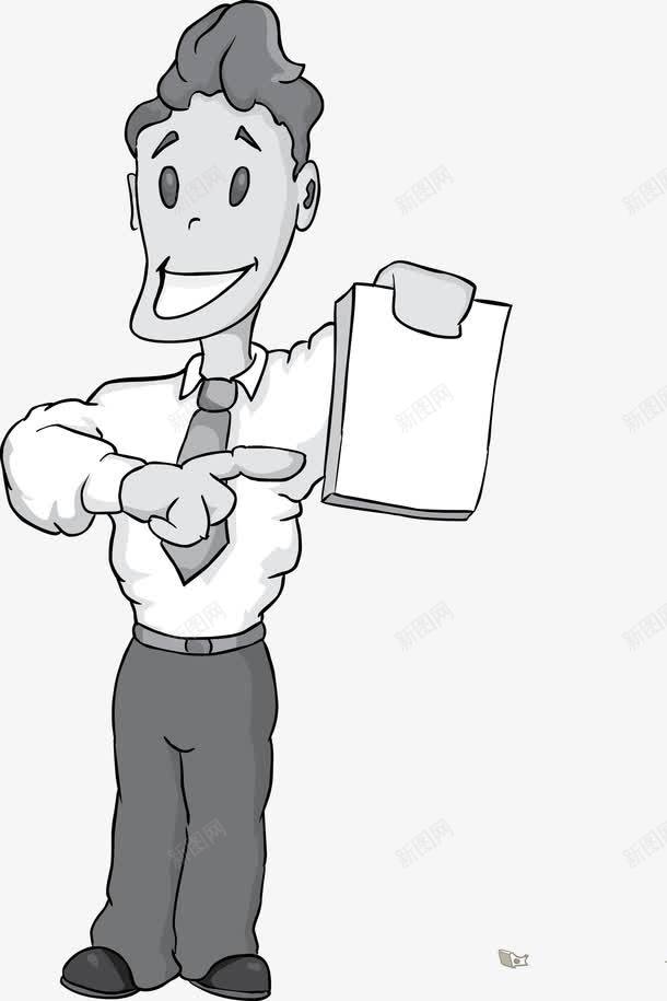 业务员卡通png免抠素材_新图网 https://ixintu.com 业务员 卡通 卡通矢量 矢量卡通