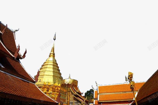 清迈双龙寺png免抠素材_新图网 https://ixintu.com 旅游景区 清迈双龙寺 著名景点