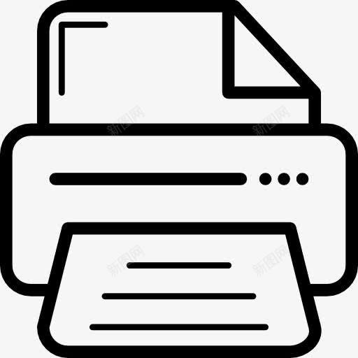 打印机纸印刷图标png_新图网 https://ixintu.com 印刷机 打印 打印机 技术 文件 文件打印 文档 热敏打印机