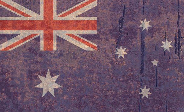 复古澳大利亚国旗背景