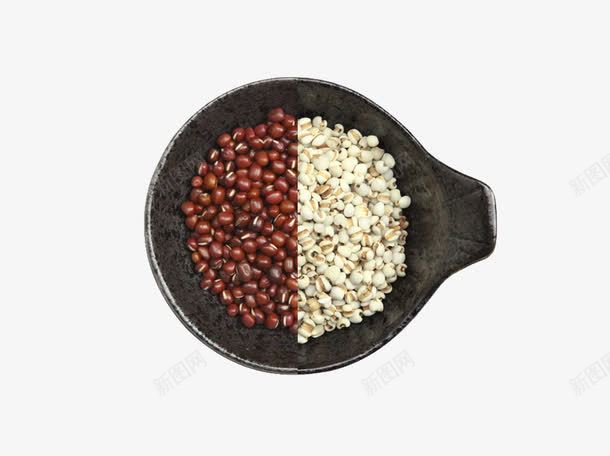 红豆薏米食材png免抠素材_新图网 https://ixintu.com 滋补 红豆 薏米 食材
