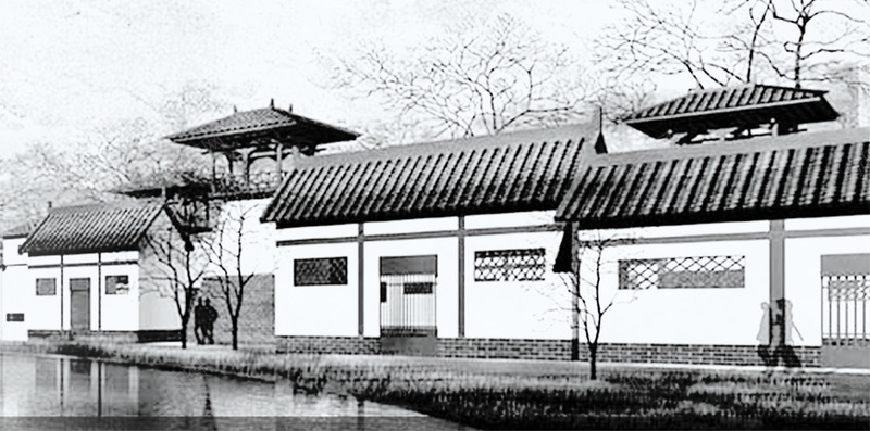 中国风江南水乡H5背景psd设计背景_新图网 https://ixintu.com H5 h5 中国风 古典建筑 江南水乡
