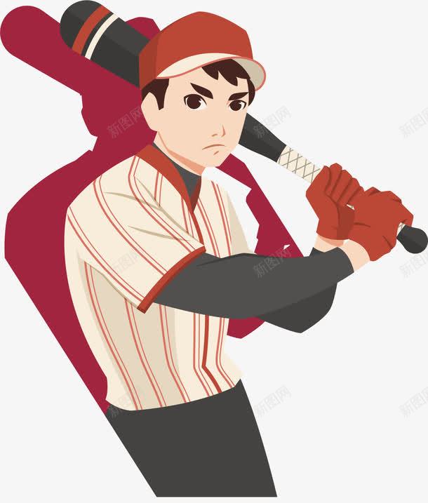 棒球球手人物png免抠素材_新图网 https://ixintu.com 人物 人物矢量 棒球 球手 矢量人物 矢量图形 矢量素材