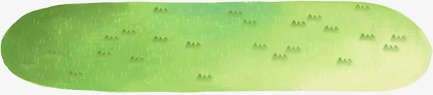 绿色草原手绘卡通插画png免抠素材_新图网 https://ixintu.com 卡通 插画 绿色 草原