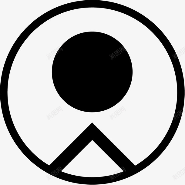 简易个人图标矢量图eps_新图网 https://ixintu.com 个人图标 人 名片 矢量图 账户