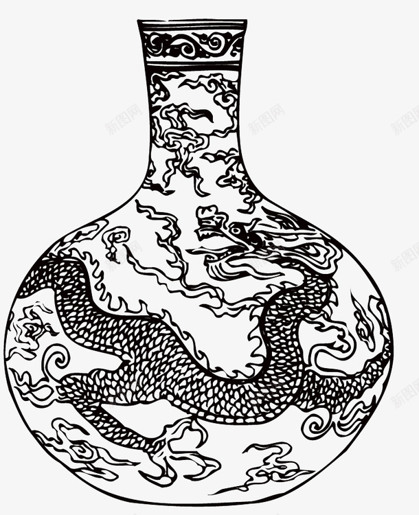 中国风龙图案270png免抠素材_新图网 https://ixintu.com 中国风 图案 纹样 龙