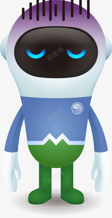 尴尬的mocpng免抠素材_新图网 https://ixintu.com 囧 尴尬 懊恼 机器人