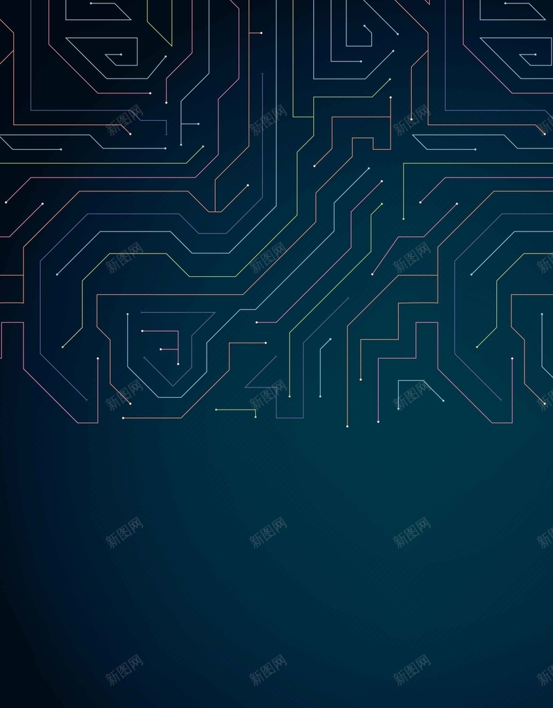 简约科技矢量图电路ai设计背景_新图网 https://ixintu.com 光 光线 大气 点 电路 矢量图 科技 简约 线 面