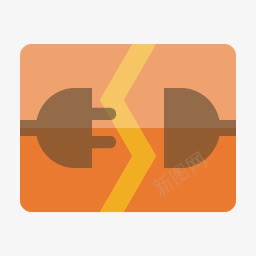 断开连接平的图标png_新图网 https://ixintu.com disconnect 断开连接