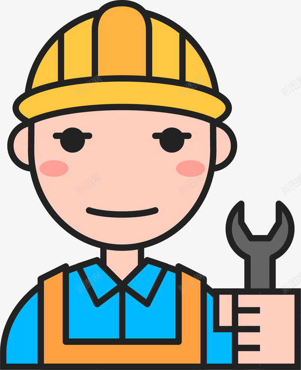 手绘工人元素矢量图eps免抠素材_新图网 https://ixintu.com 上班族 工人 工人元素 手绘工人 矢量图 矢量工人