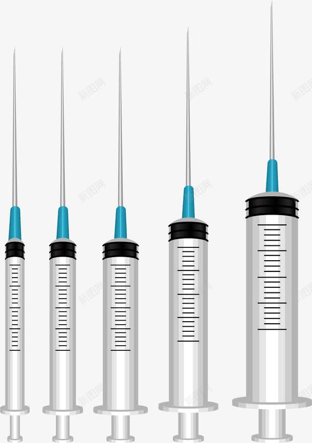 手绘针筒png免抠素材_新图网 https://ixintu.com 刻度 医疗器材 手绘 注射剂 计量 针筒