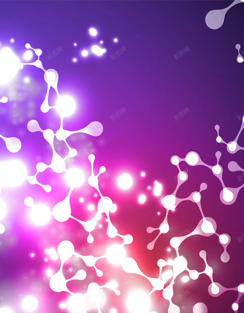 紫色梦幻矢量背景ai设计背景_新图网 https://ixintu.com 梦幻 浪漫 灯光 矢量 紫色 霓虹 矢量图