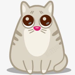 懒猫萌猫坐着图标png_新图网 https://ixintu.com 图标 坐着 懒猫