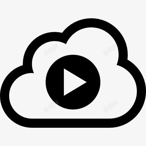 云视频图标png_新图网 https://ixintu.com 播放