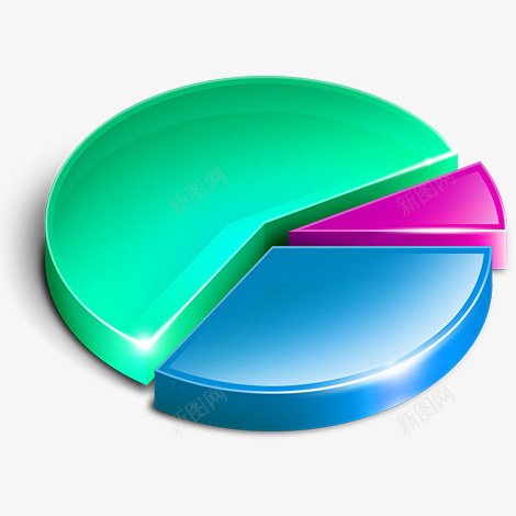图统计统计彩色图表图标png_新图网 https://ixintu.com 3D Chart statistic statistics 图 统计