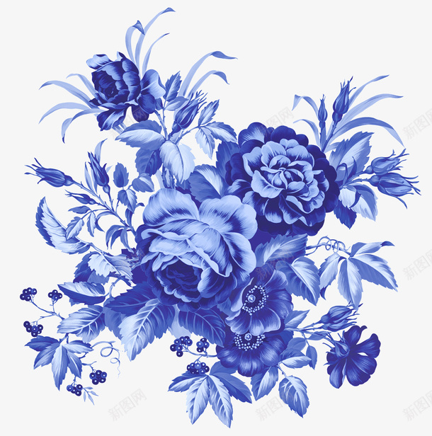 蓝色玫瑰花png免抠素材_新图网 https://ixintu.com Png免费 Png免费下载 喜庆 活动 海报 海报素材 玫瑰花 花卉 蓝色 蓝色玫瑰花 装饰