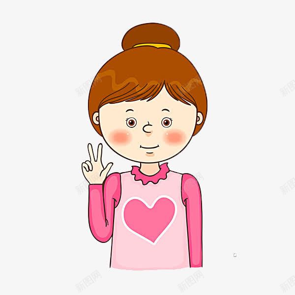 一个举起手来的小女孩png免抠素材_新图网 https://ixintu.com 严肃 举起手来 卡通手绘 宣誓 宣誓卡通 小女孩 认真