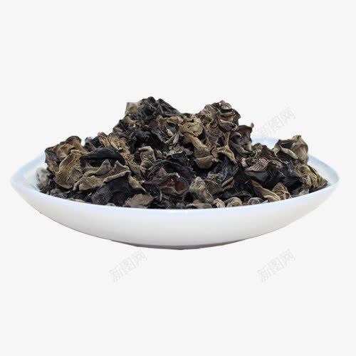 一盘木耳png免抠素材_新图网 https://ixintu.com 云耳 干货 木耳 美食 菌类 营养健康 黑木耳 黑色
