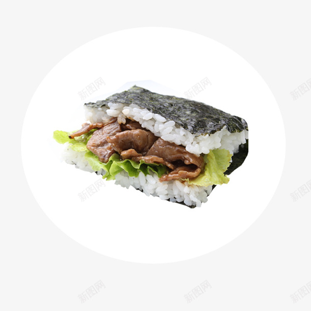 黑椒牛柳大口饭团png免抠素材_新图网 https://ixintu.com 大口饭团 寿司 牛柳 铁板牛柳 饭堡 黑椒 黑椒牛柳 黑椒牛柳大口饭团
