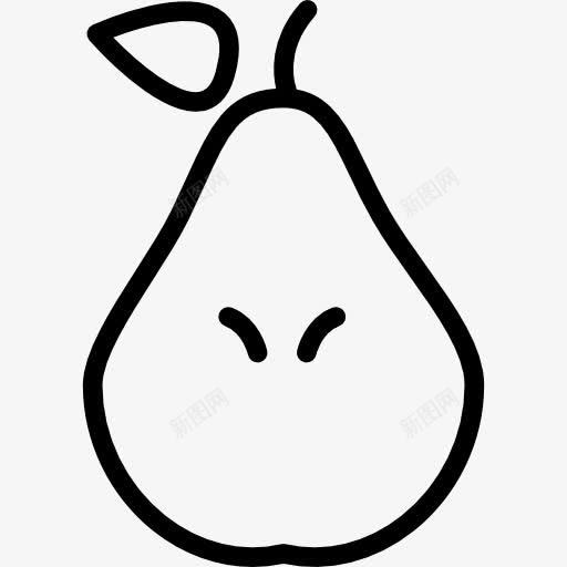 梨图标png_新图网 https://ixintu.com 健康食品 梨 水果 素食 食品 食物和餐厅 饮食