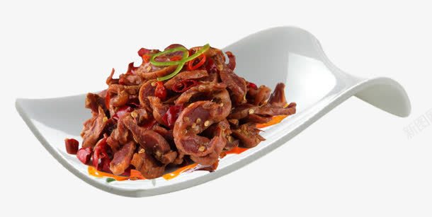 麻辣鸭胗png免抠素材_新图网 https://ixintu.com 产品实物 小吃 美食 麻辣鸭胗