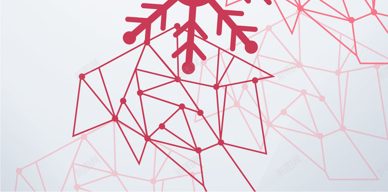 圣诞节简约H5背景矢量图ai设计背景_新图网 https://ixintu.com H5 几何 圣诞节 平安夜 扁平 渐变 白色 简约 雪花 矢量图