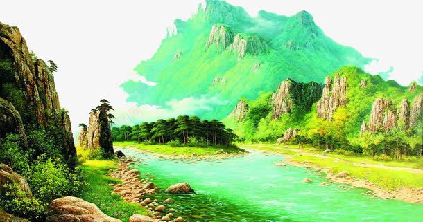 山谷png免抠素材_新图网 https://ixintu.com 山 山谷 绿色
