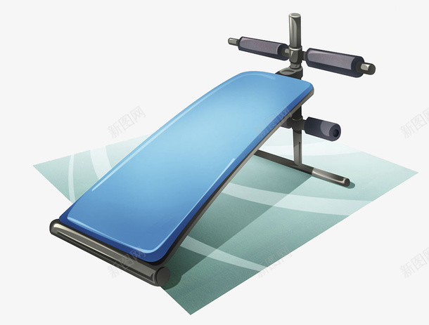健身器械插画png免抠素材_新图网 https://ixintu.com 健身 健身器械插画 健身设备 职业运动 运动