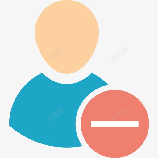 用户图标png_新图网 https://ixintu.com 人的轮廓 删除 删除头像 社交媒体用户 社会