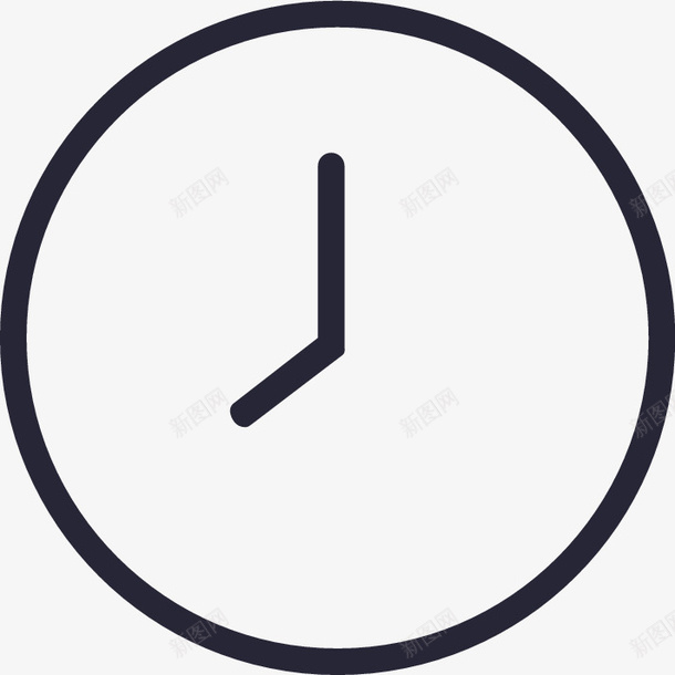 icon69圆形时钟矢量图图标eps_新图网 https://ixintu.com icon69圆形时钟 矢量图