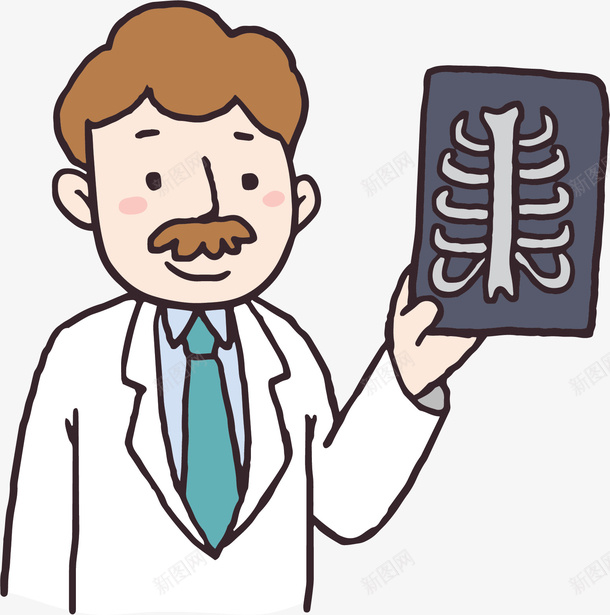 胸外科医生解读病情矢量图ai免抠素材_新图网 https://ixintu.com 了解病情 医生 外科医生 男医生 矢量png 胸外科 矢量图