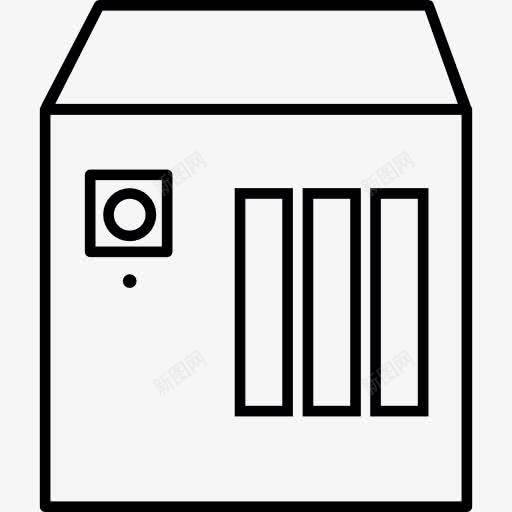 存储图标png_新图网 https://ixintu.com 仓储 包装 接口箱 数据存储 文件存储