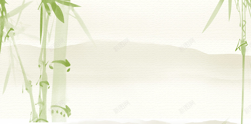 清明节清新水墨竹子H5背景psd设计背景_新图网 https://ixintu.com H5背景素材 PSD分层 宣传 水墨 清新 清明节 竹子 简约