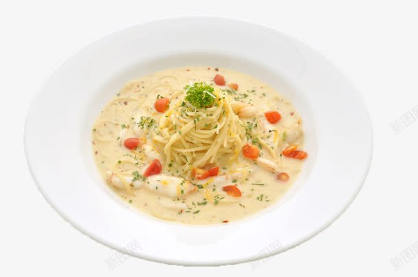 意大利面png免抠素材_新图网 https://ixintu.com 淡黄色 面 面食
