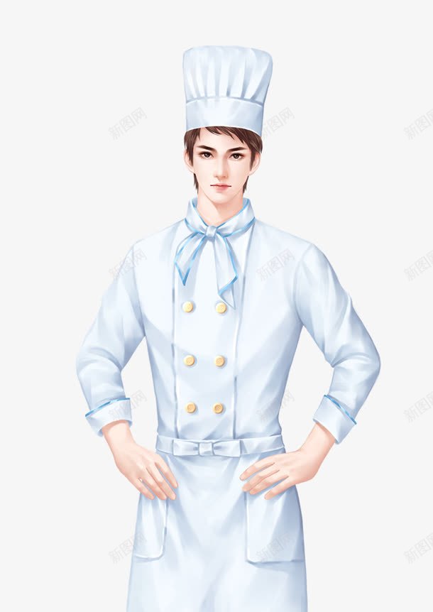 厨师帅气男子png免抠素材_新图网 https://ixintu.com 厨师 帅气 男子