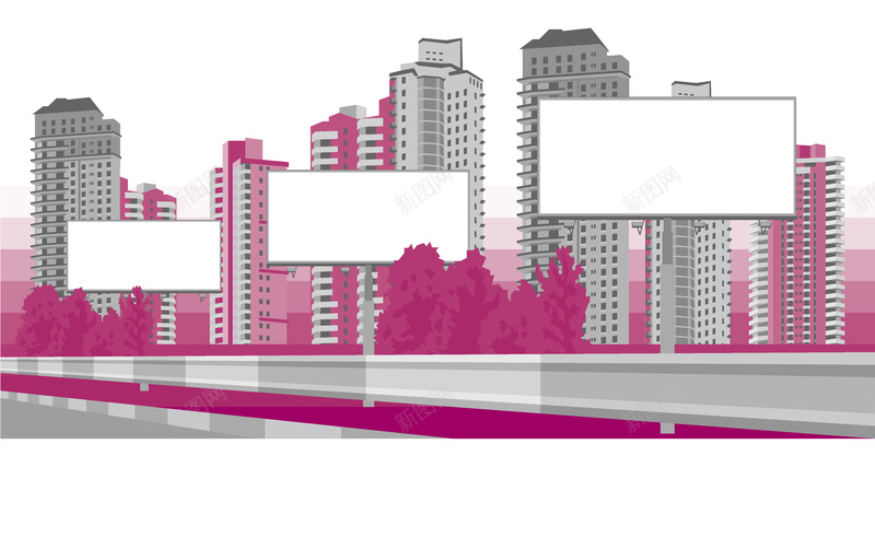 手绘高层建筑大屏幕背景矢量图ai设计背景_新图网 https://ixintu.com 卡通 大屏幕背景 手绘 童趣 高层建筑 矢量图
